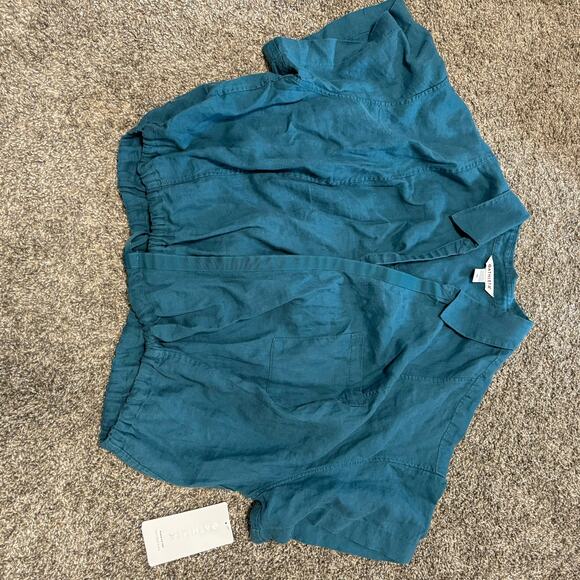 NWT Athleta Playa Tie Top- Teal- 3X - Picture 2 of 8